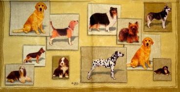 108 Dogs - 3-ply (beige) - Ambiente